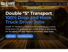 Tablet Screenshot of doublestransport.com